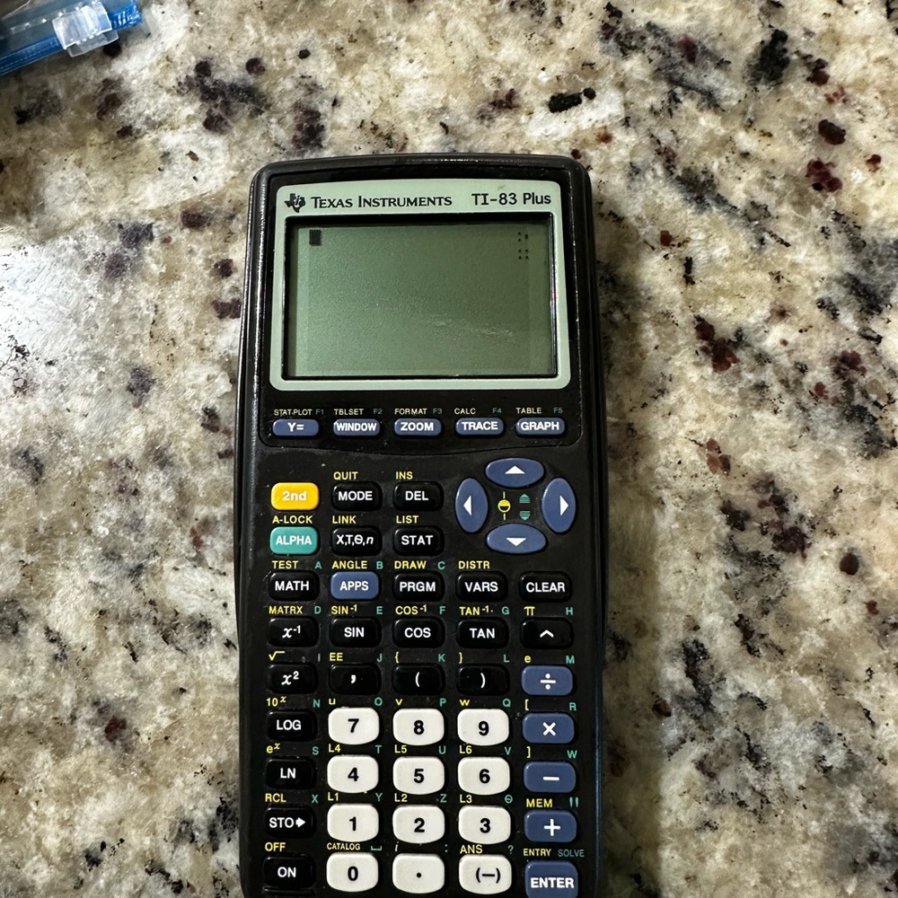 Texas Instruments TI-83 Plus Black Graphing Calculator